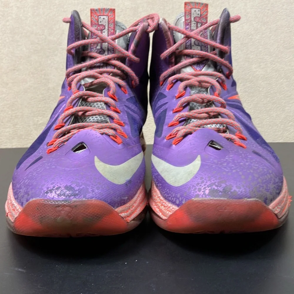 Nike LeBron 10 X Area 72 All Star Extraterrestrial Galaxy‎ Sneaker Men’s size 11